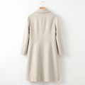 Wool, Rabbit Hair & Mulberry Silk Long Coat