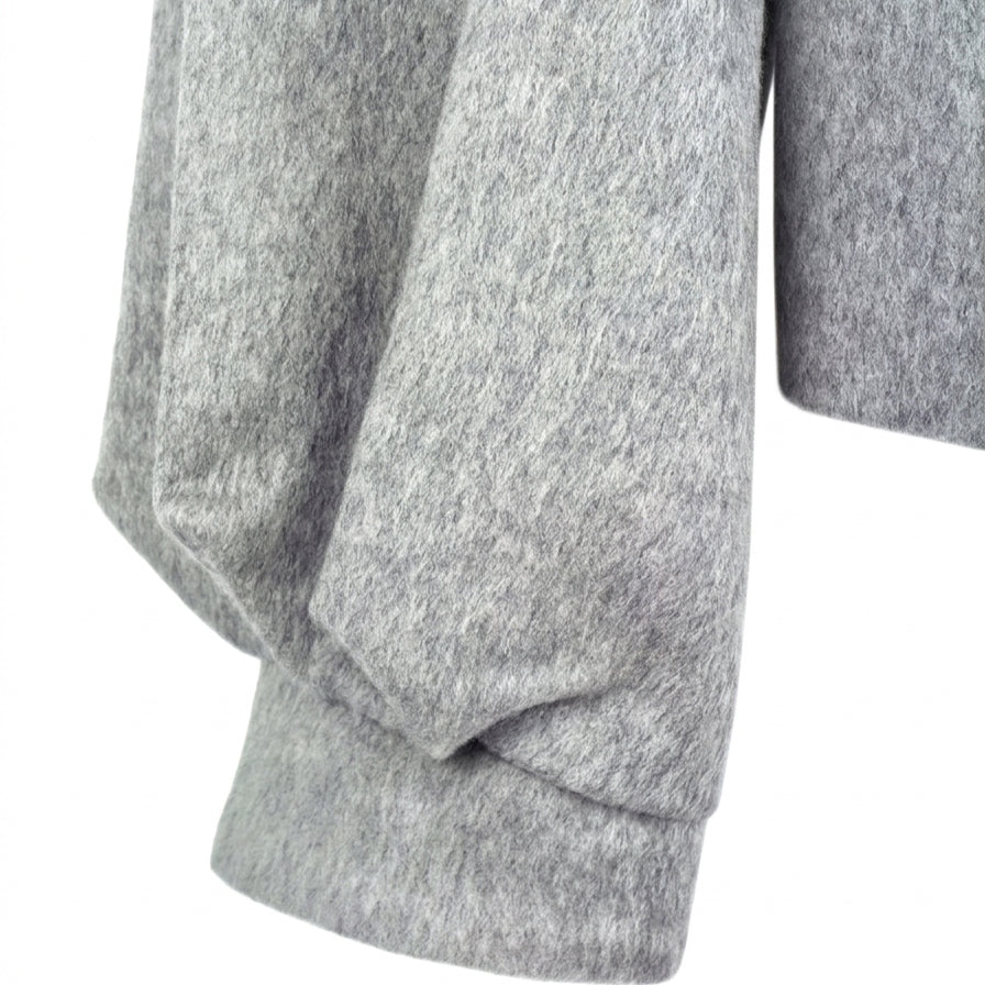 Women's Wool-Blend Cropped Double-Breasted Jacket