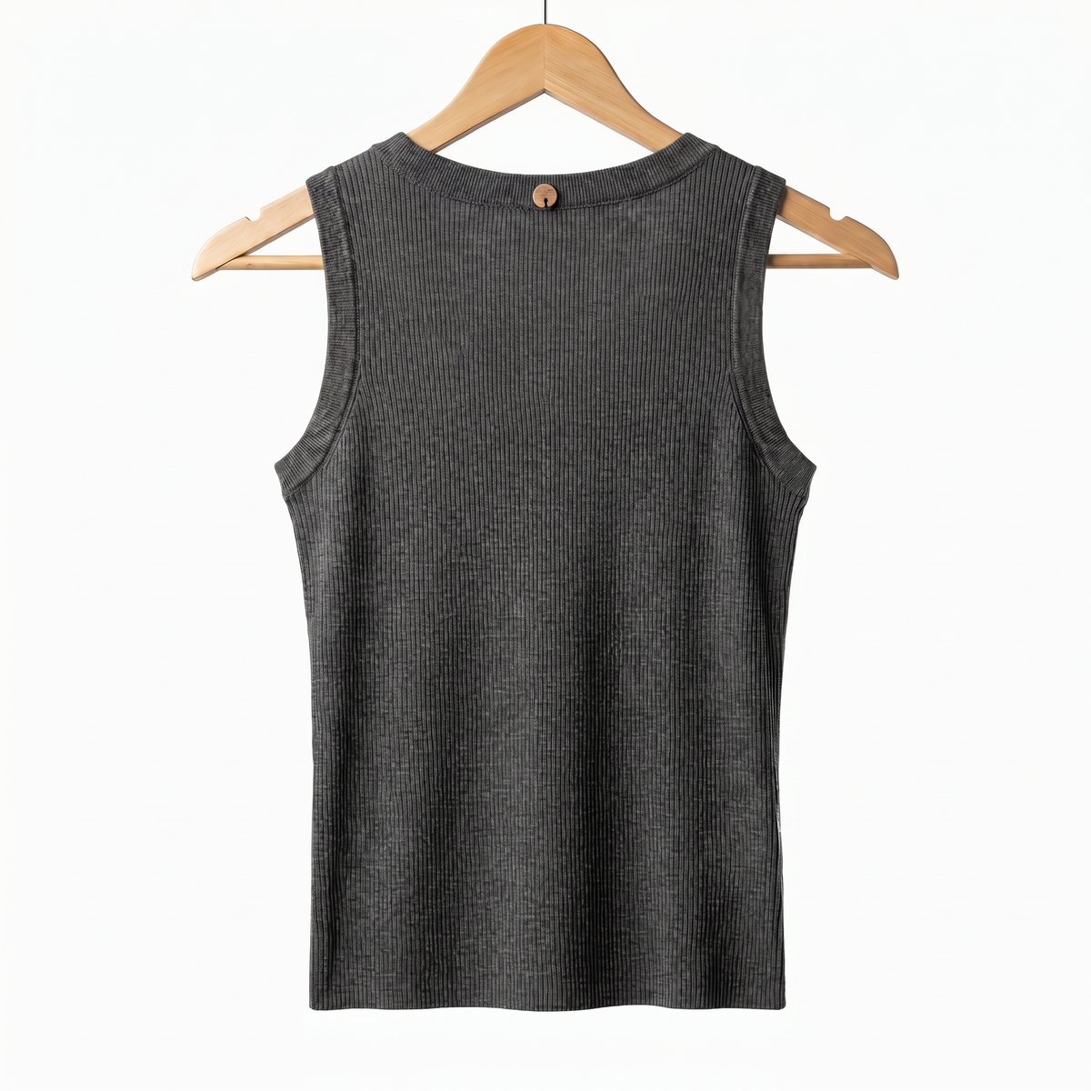 Cashmere-Mix Damen Tanktop Rundhals Fein-Strick Basic Ärmellos [Size]