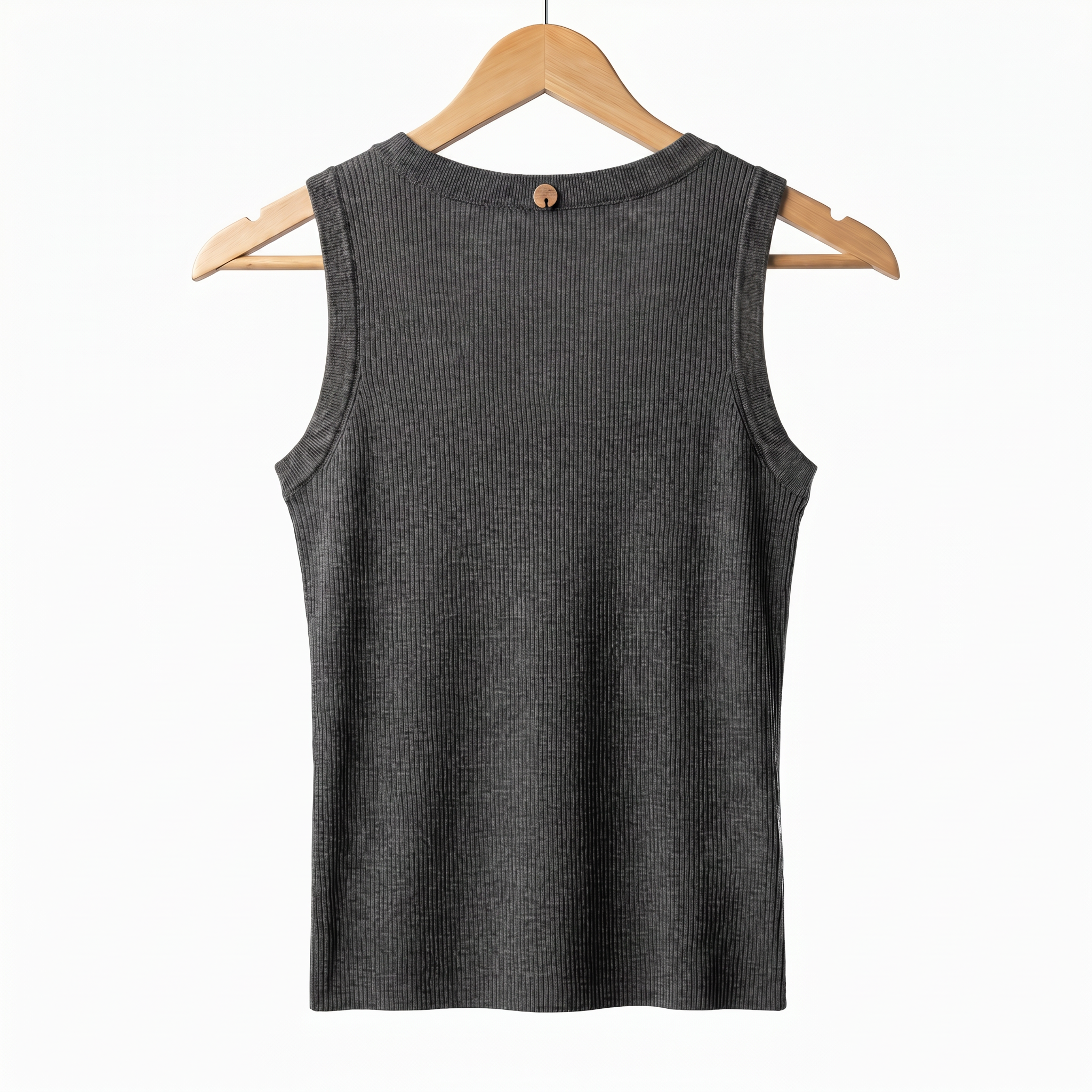 Cashmere-Mix Damen Tanktop Rundhals Fein-Strick Basic Ärmellos [Size]