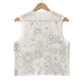 Sale— 100% Wool Handcrafted Floral Crochet Vest