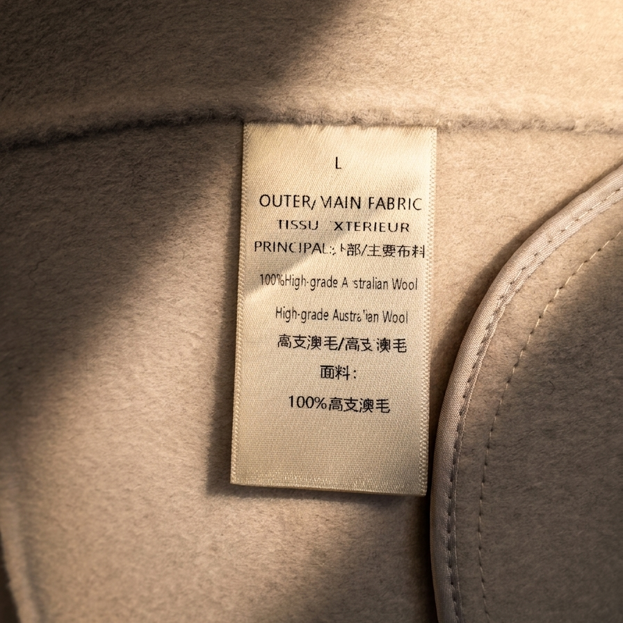 Premium 100% Australian Wool Double-Breasted Coat with Contrast Trim | Elegant Sailor Collar Outerwear