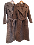Premium Textured Wool-Alpaca Blend Coat