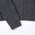 Luxury 100% Cashmere Cable-Knit Hoodie