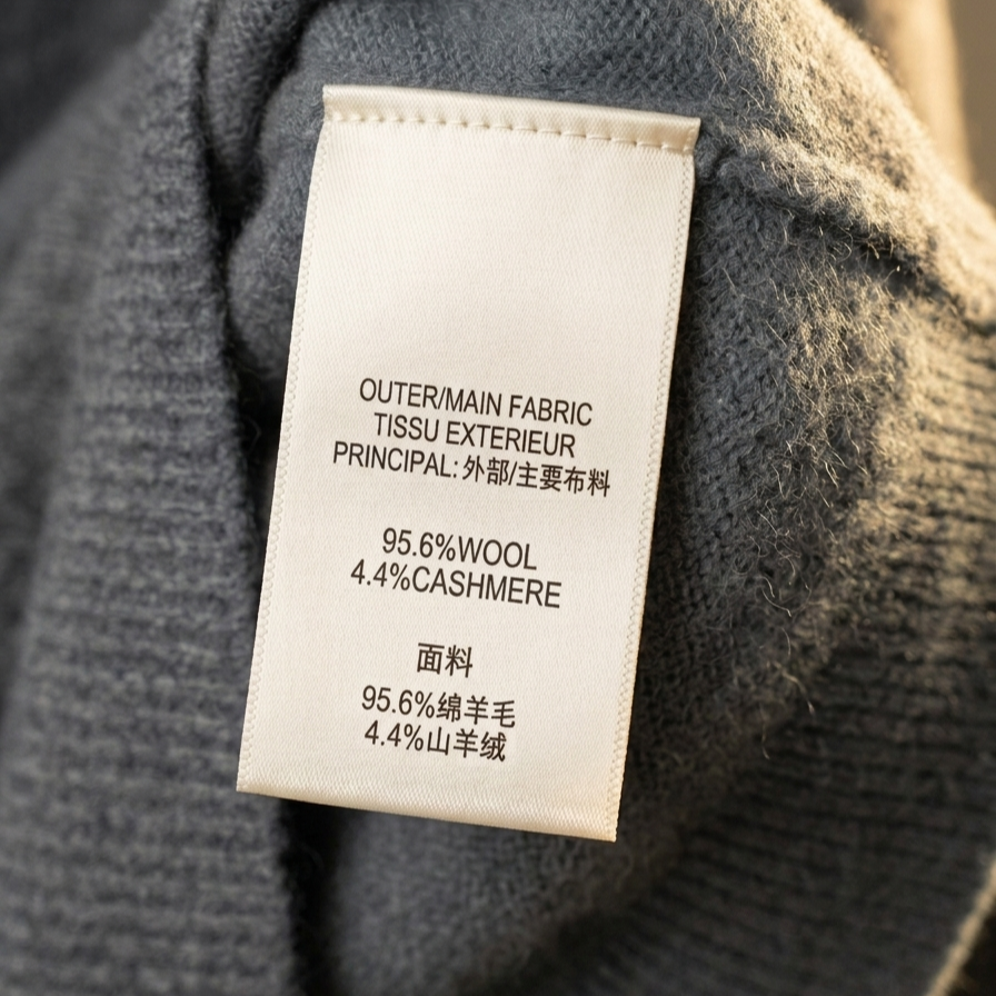 Elegant Embroidered Cashmere-Wool Blend V-Neck Sweater