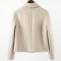 Luxury Cashmere & Wool Short Coat | Minimalist Chic