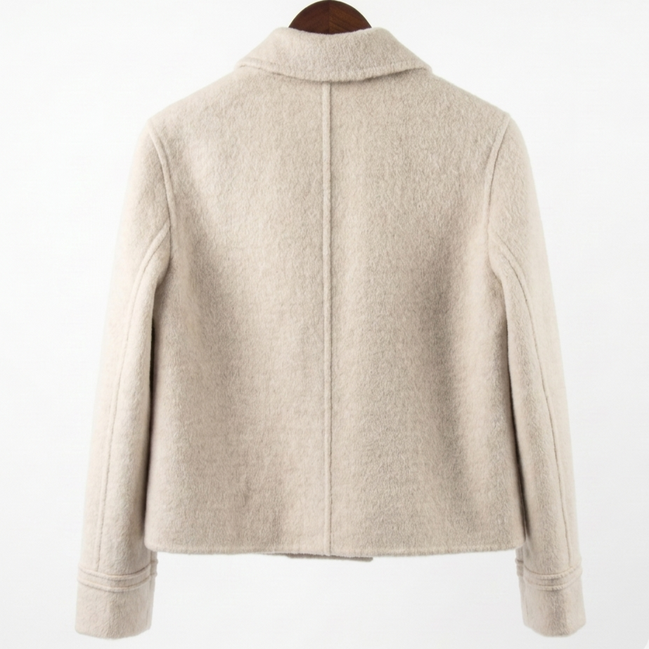 Luxury Cashmere & Wool Short Coat | Minimalist Chic