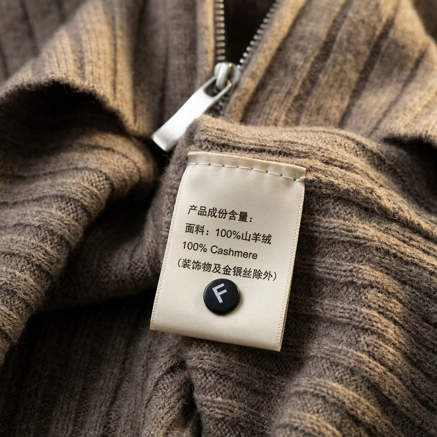 Luxury 100% Cashmere Ribbed Zip-Up Hoodie