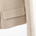 Luxury Cashmere & Wool Short Coat | Minimalist Chic