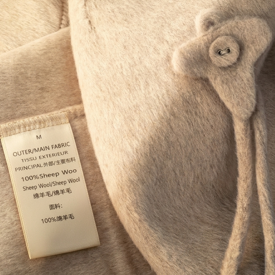 Minimalist 100% Wool Blazer Coat