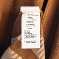 Elegant Hand-Sewn Striped Fringe Shawl Cape