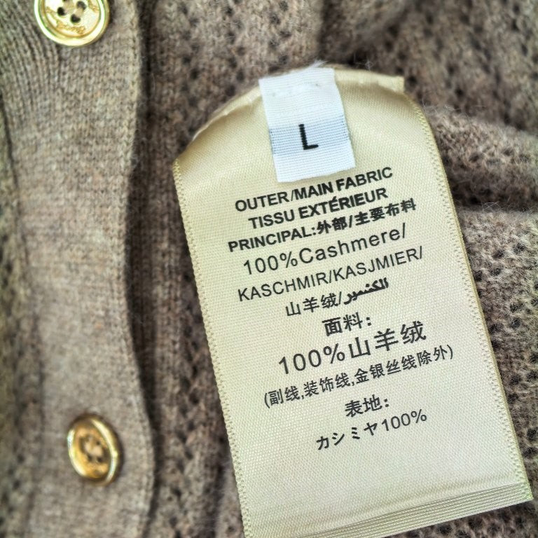 Classic 100% Pure Cashmere Ribbed Knit Sweater