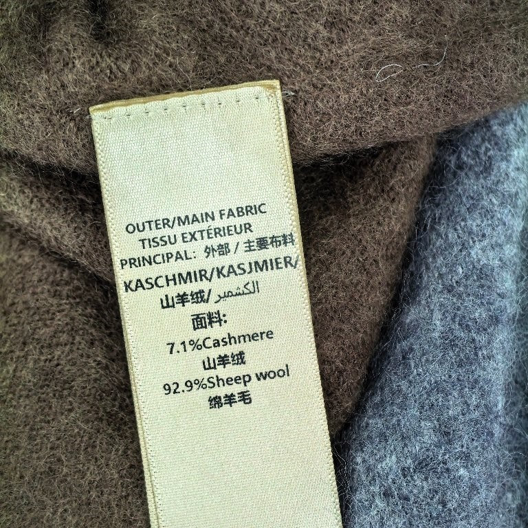 Classic Fuzzy Cashmere-Wool Blend V-Neck Sweater