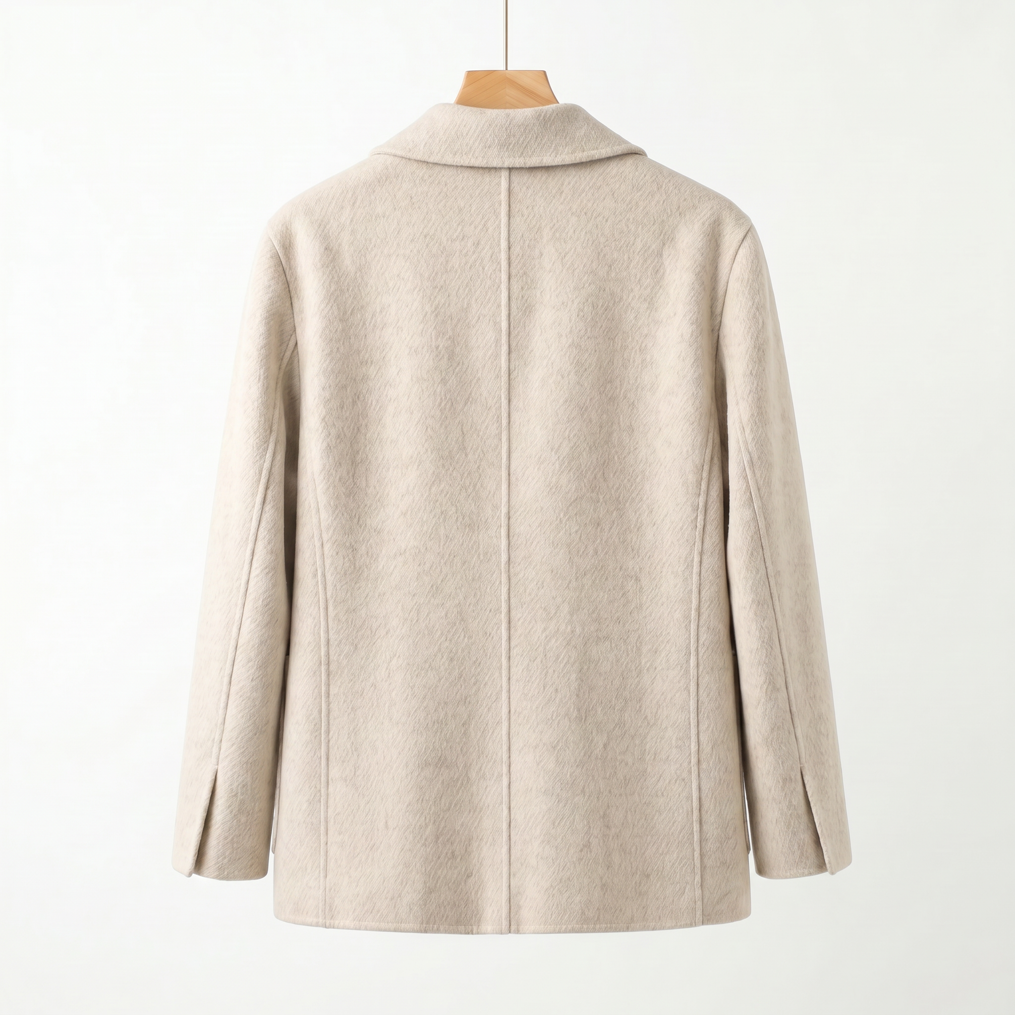 Premium Wool-Alpaca Blend Double-Breasted Coat | Minimalist Winter Outerwear