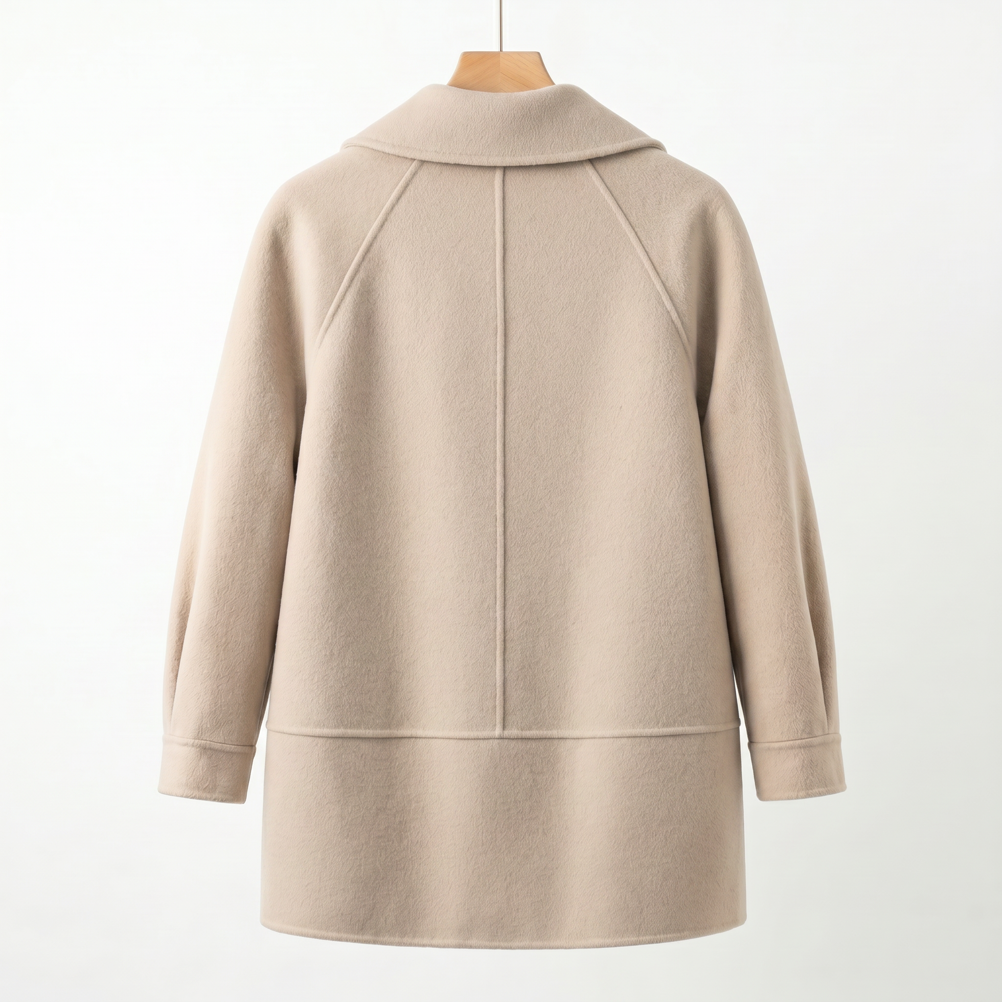 Minimalist 100% Australian Wool Toggle Coat