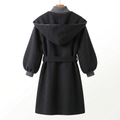 Wool & Yak Hair Balloon-Sleeve Coat