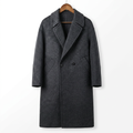 Premium 90% Australian Wool-Camel Blend Double-Breasted Coat