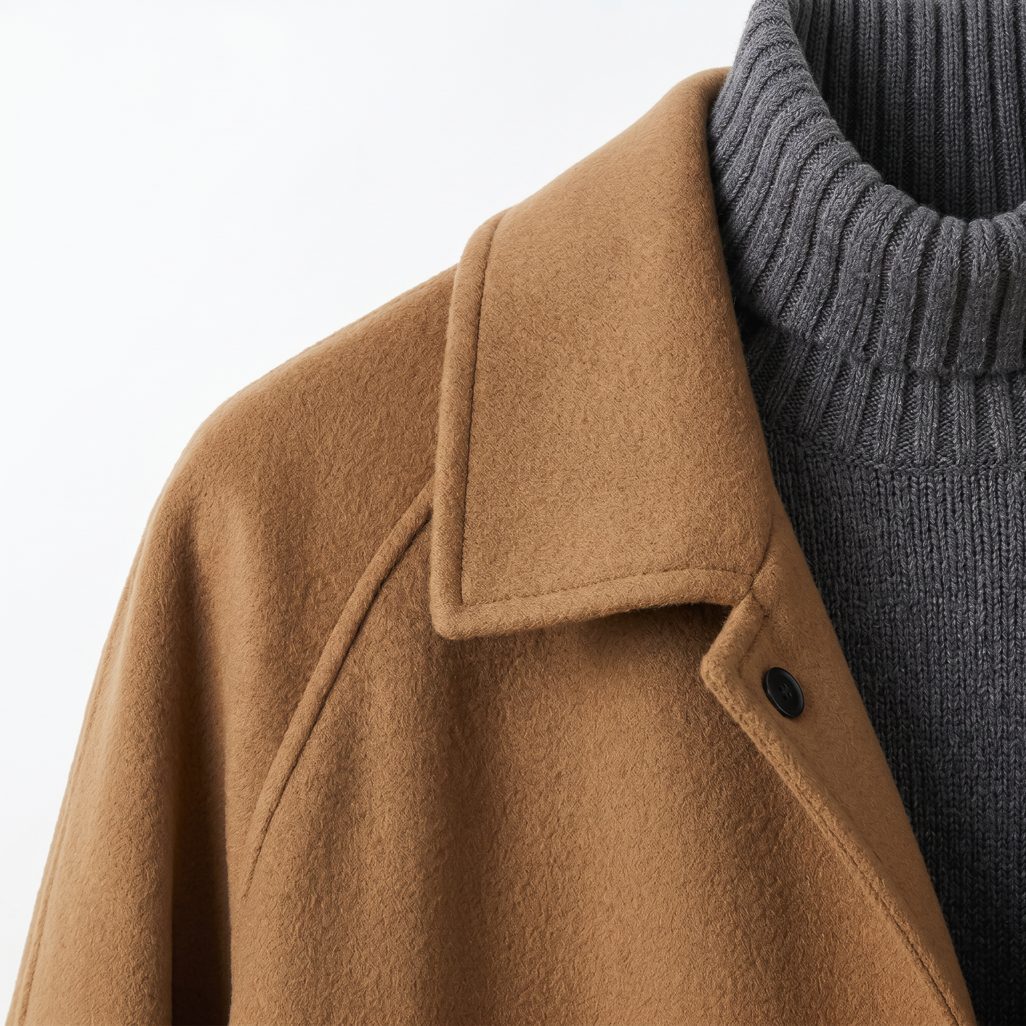Premium 100% Wool Long Coat