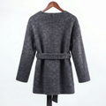 Minimalist Cashmere & Wool Belted Coat