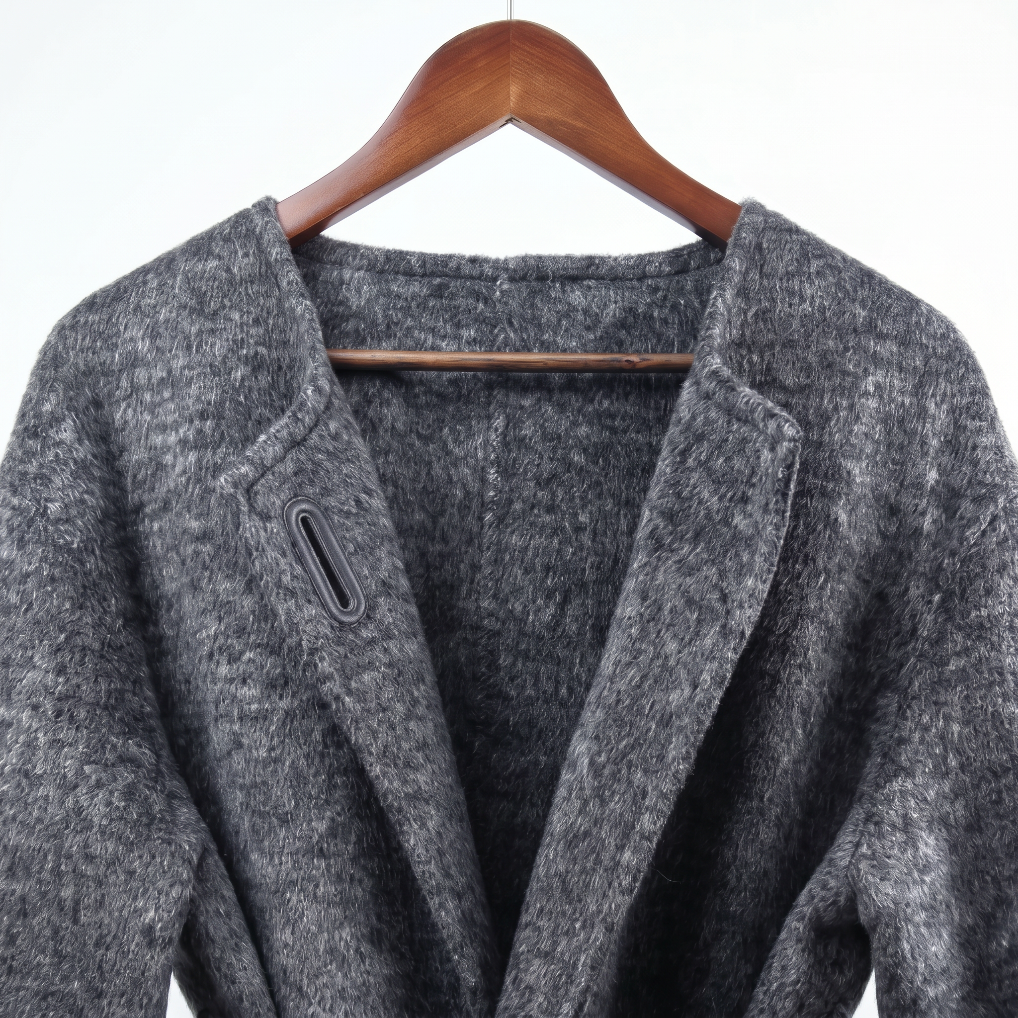 Minimalist Cashmere & Wool Belted Coat