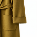 Essential 100% Pure Wool Belted Long Coat