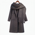 Essential Wool-Camel Blend Scarf-Coat