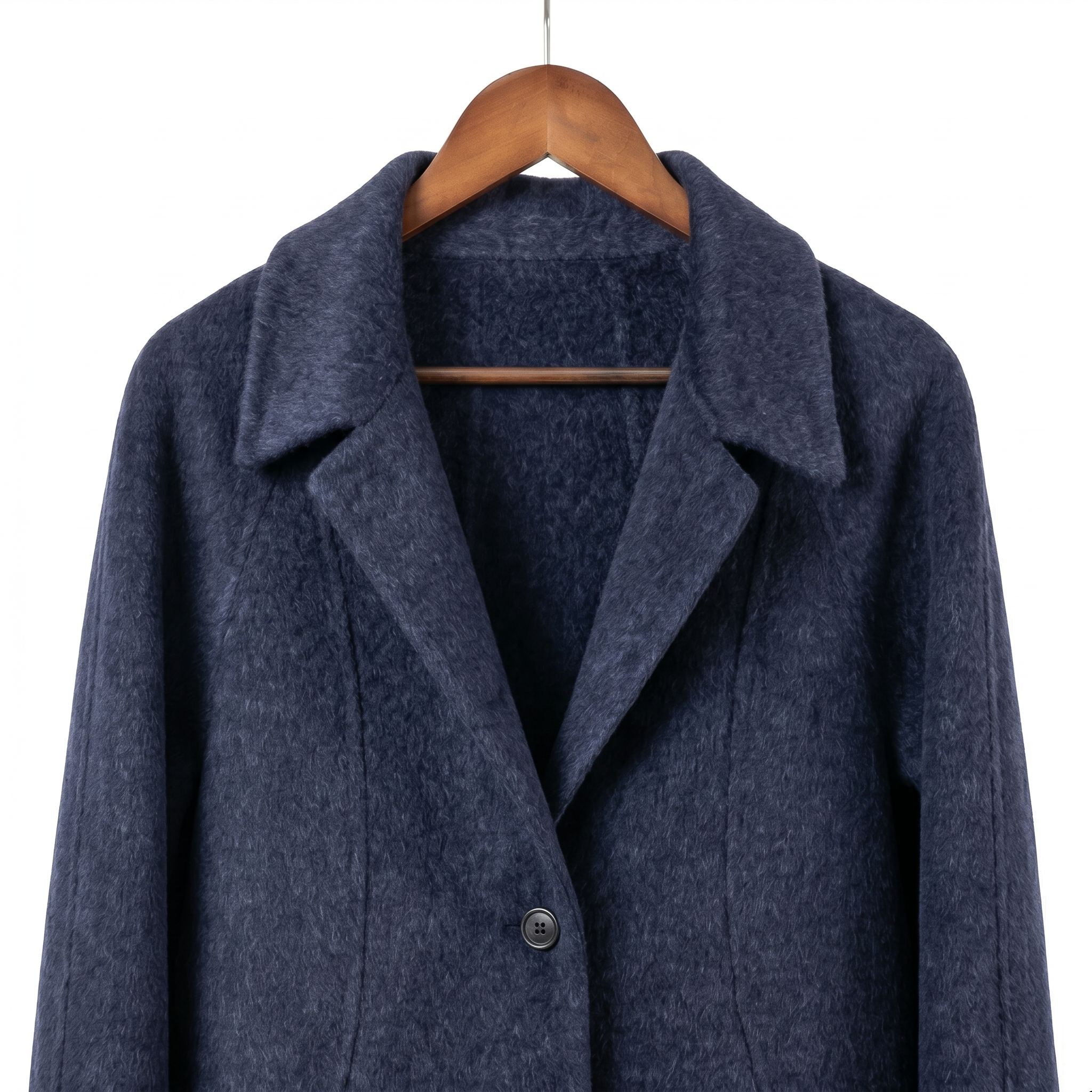 Premium Cashmere-Wool Long Coat with Matching Shoulder Bag | Minimalist Winter Outerwear