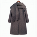 Essential Wool-Camel Blend Scarf-Coat