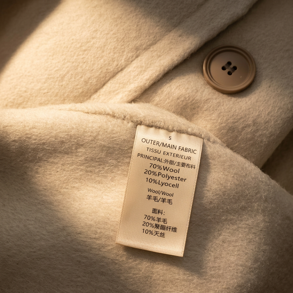 Luxury Wool-Blend Double-Breasted Long Coat