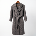 Premium Textured Wool-Alpaca Blend Coat