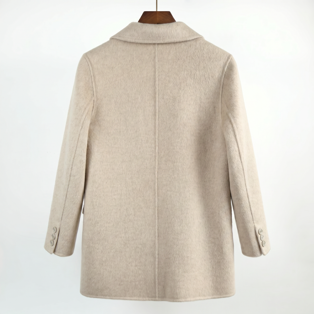 Minimalist 100% Wool Blazer Coat