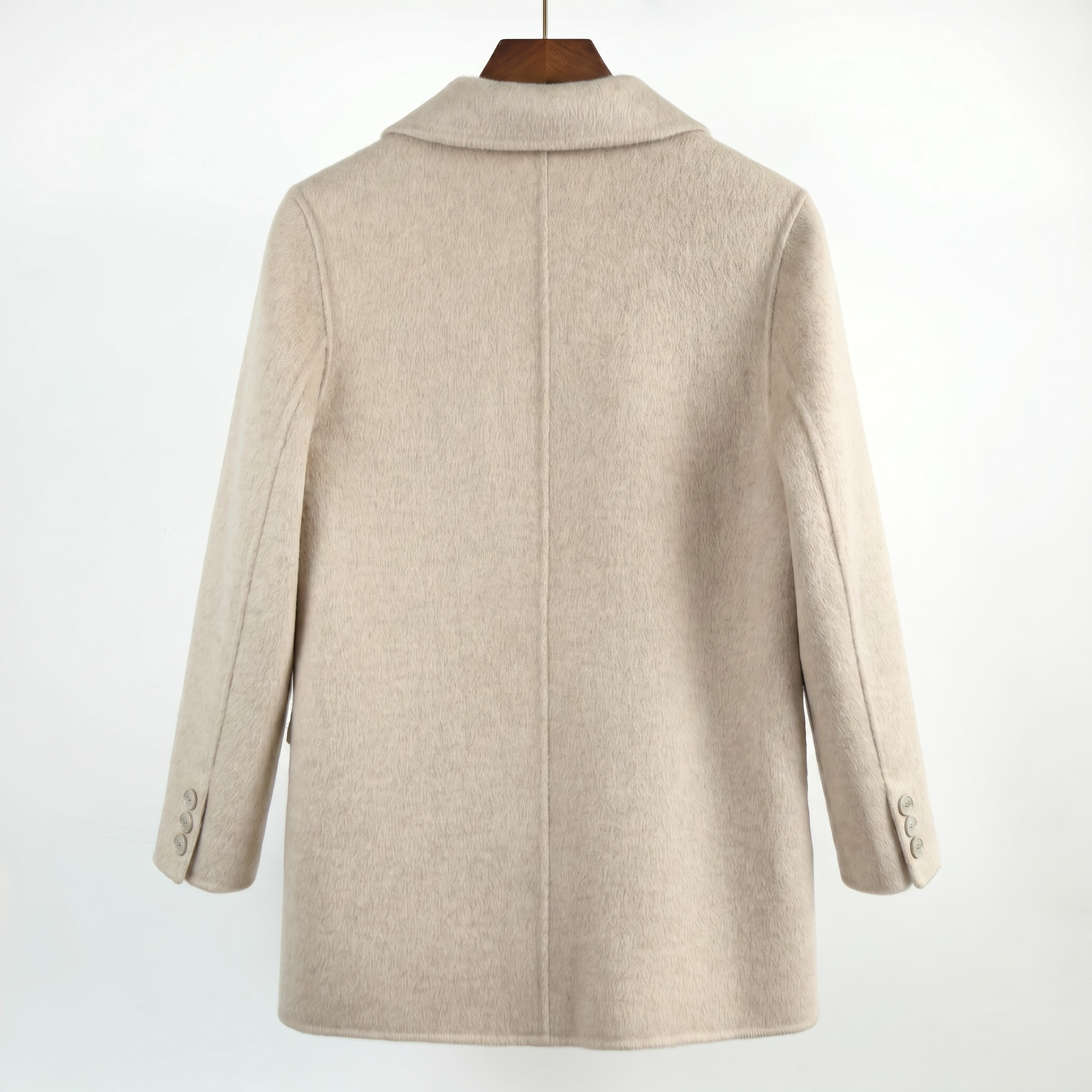 Minimalist 100% Wool Blazer Coat