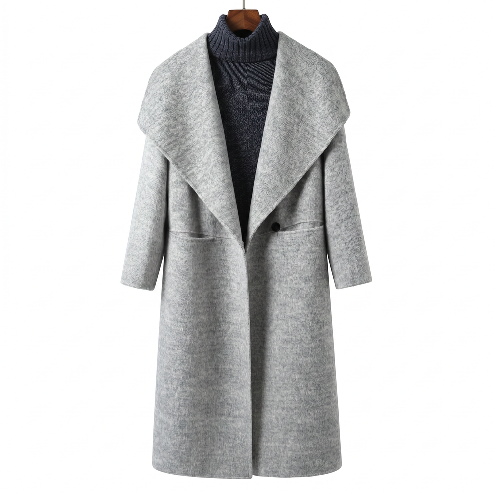 Essential 100% Pure Wool Long Coat