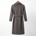 Premium Textured Wool-Alpaca Blend Coat