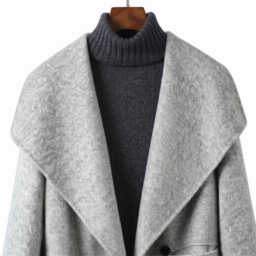 Essential 100% Pure Wool Long Coat