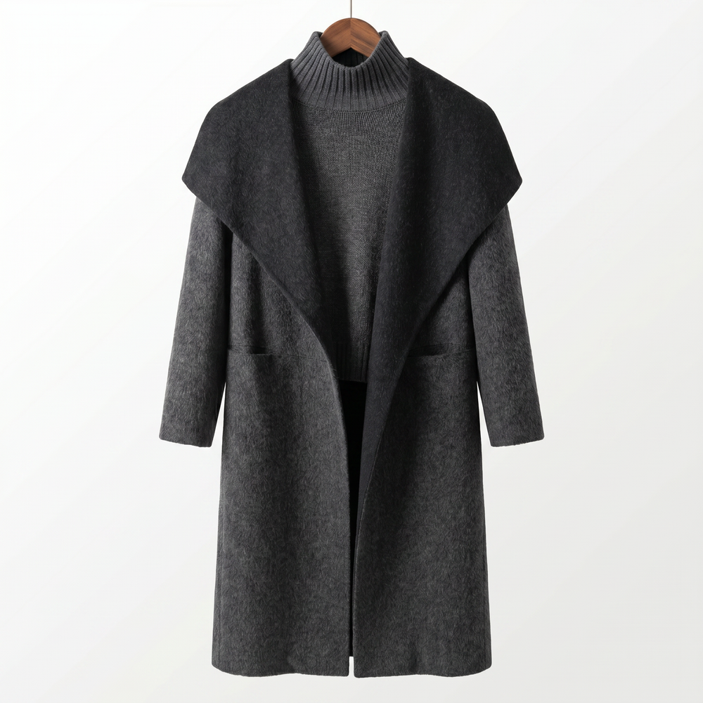 Essential 100% Pure Wool Long Coat