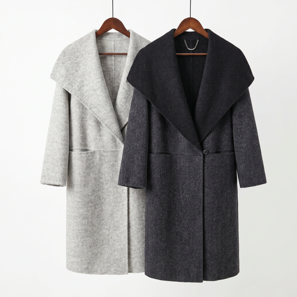 Essential 100% Pure Wool Long Coat