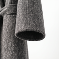Premium Textured Wool-Alpaca Blend Coat
