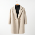 Luxury Merino Wool-Camel Blend Coat