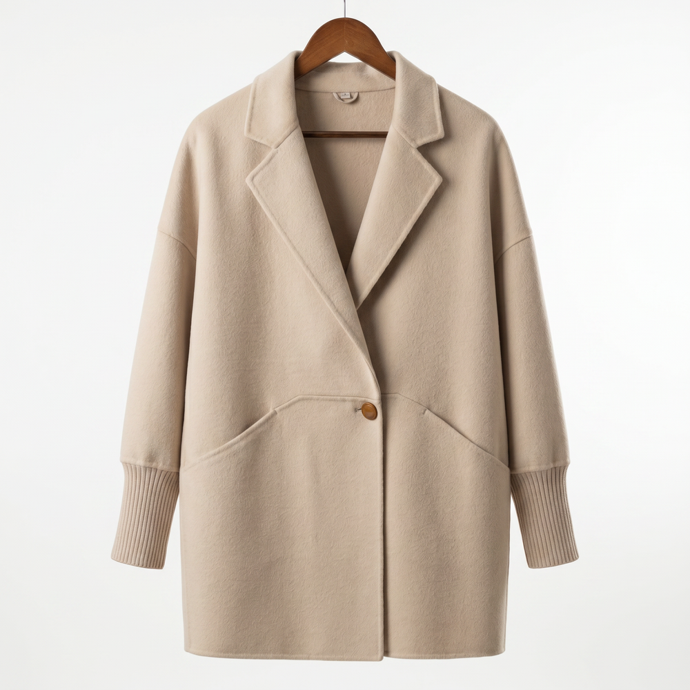 Minimalist 100% Australian Wool Coat