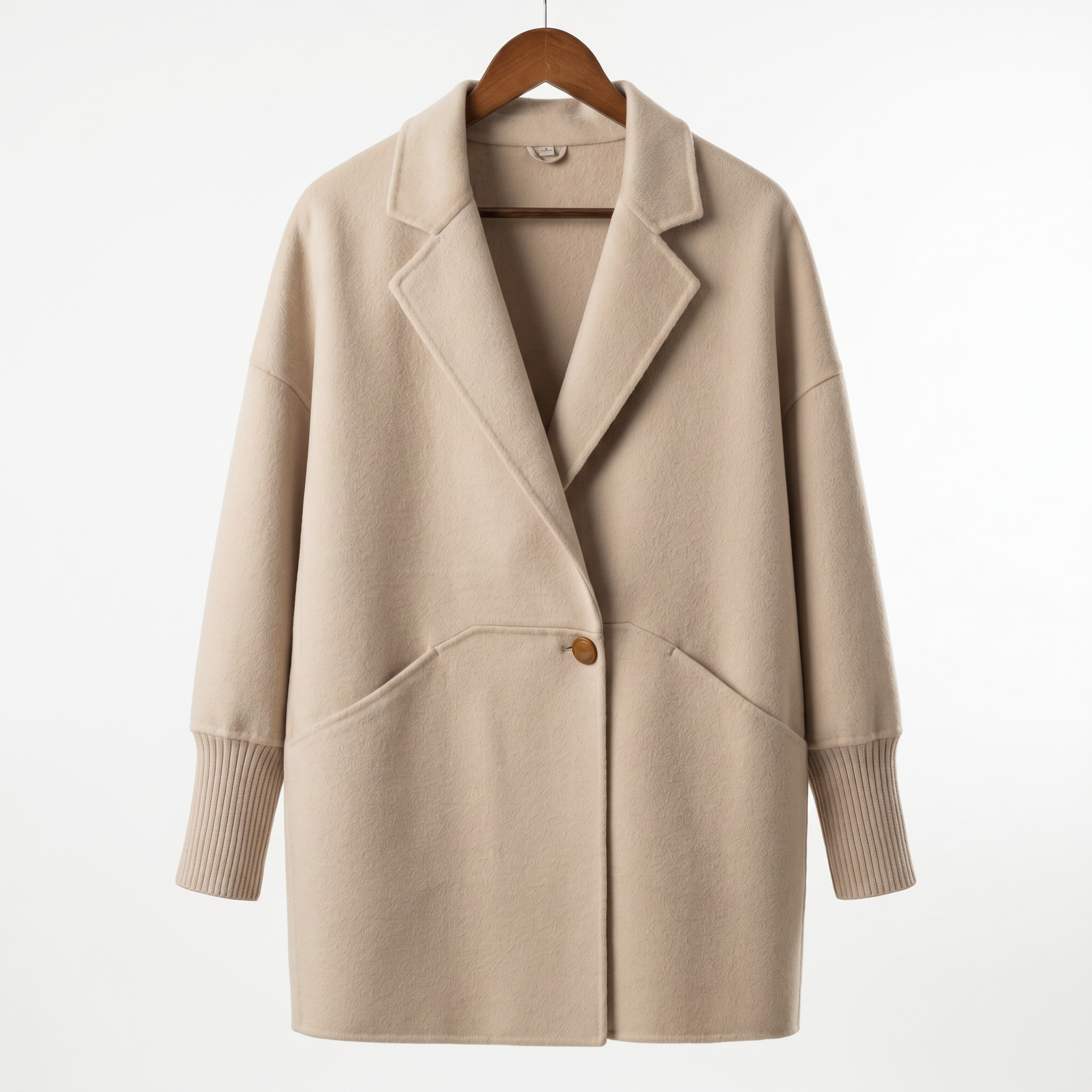 Minimalist 100% Australian Wool Coat