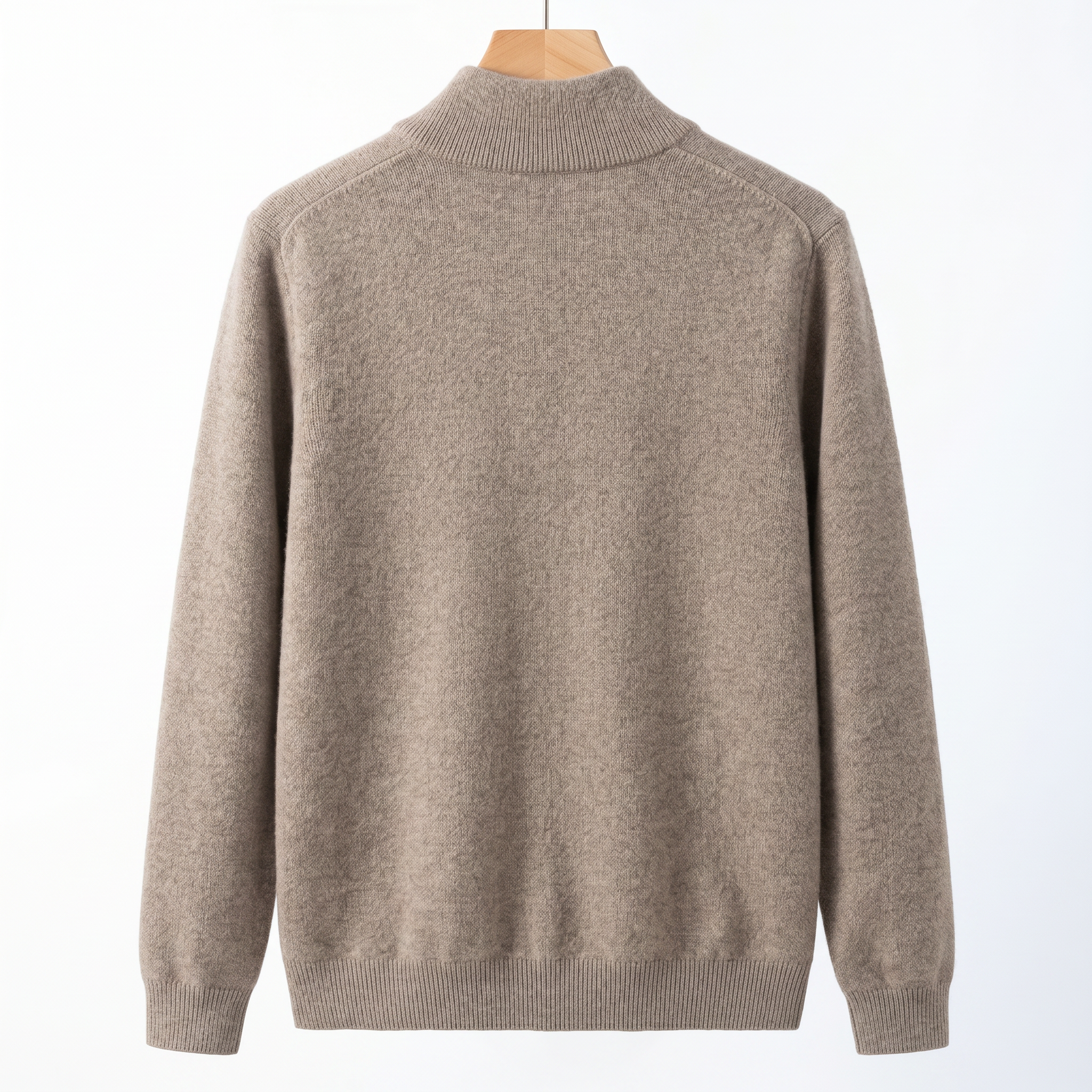 Premium 100% Cashmere Full-Zip Cardigan