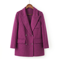 Premium Cashmere-Wool Blend Double-Breasted Coat | Elegant Minimalist Winter Outerwear
