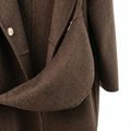 Classic Cashmere-Wool Blend Coat with Matching Bag