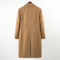 Classic Wool-Camel  Blend Long Coat