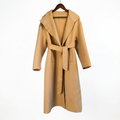 Classic Cashmere-Wool Belted Coat