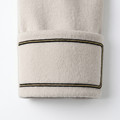 Premium 100% Australian Wool Double-Breasted Coat with Contrast Trim | Elegant Sailor Collar Outerwear