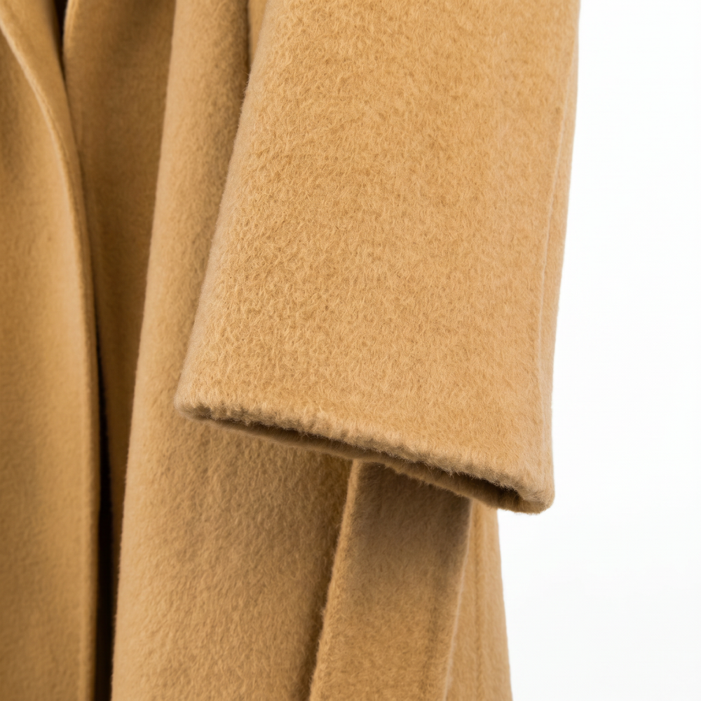 Classic Cashmere-Wool Belted Coat