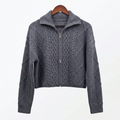 Luxury 100% Cashmere Cable-Knit Hoodie